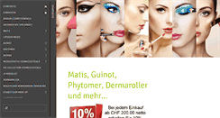 Desktop Screenshot of cosmeticworld.ch